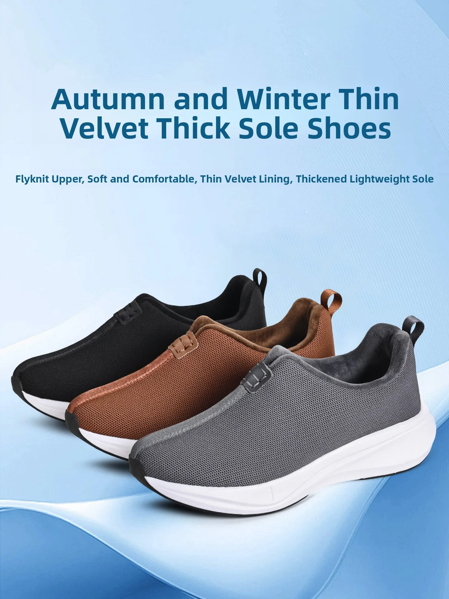 

Warm Fce Lined Cotton Slippers ex Slip-On Winter Comfortable Thi Boted Casual oes for Men And Women