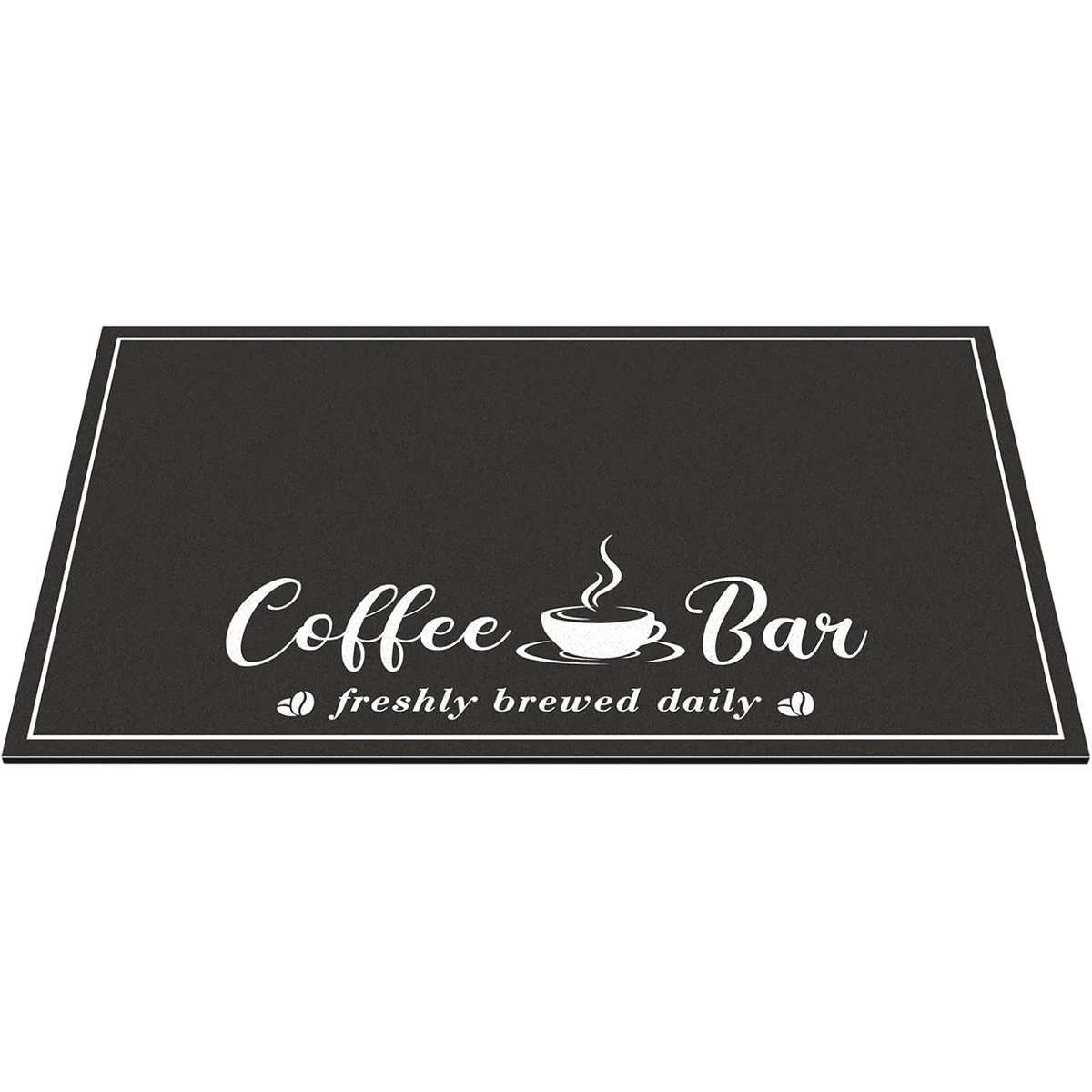 

Easy To Clean Absorbent Kitchen Pad Heat Resistant Design PU Material Heat Resistant Coffee Mat 60x40CM 23.6x15.7 Inch