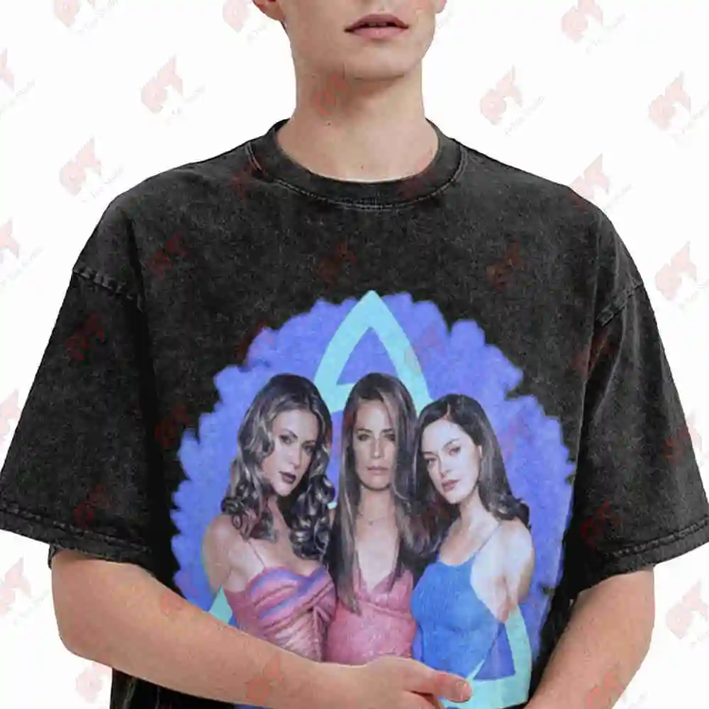 Charmed 2002 Vintage Washed Tee Pure Cotton T-Shirt