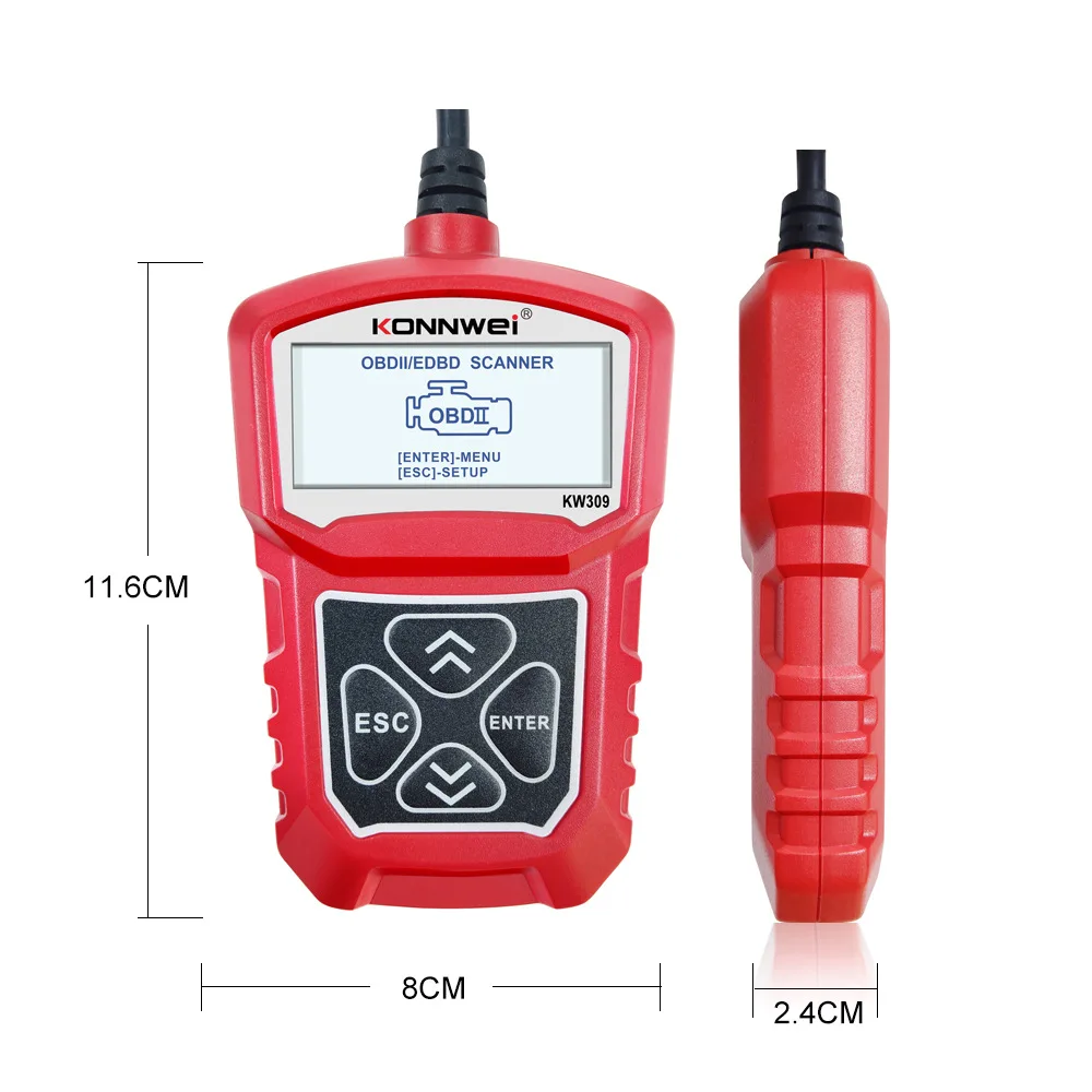 KONNWEI KW309 MS309 Obd2/eobd Automotive Fault Diagnostic Scanner