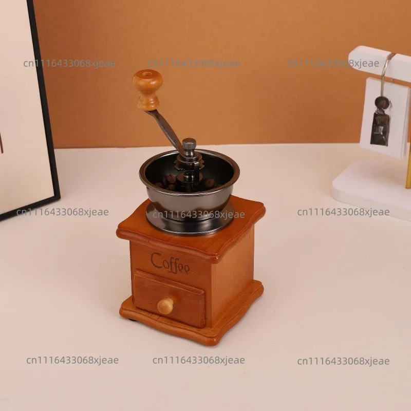 Retro Hand Grinder Coffee Bean Grinder, Home Mini Bean Grinder, Mobile Phone Coffee Grinder