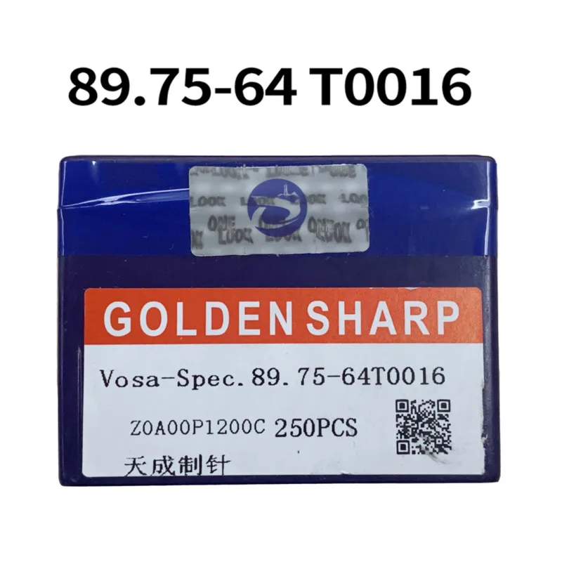 

250 Pcs GOLDEN SHARP Vosa-Spec.89.75-64T0016 Needles For Computerized Flat Knitting Machines 12G