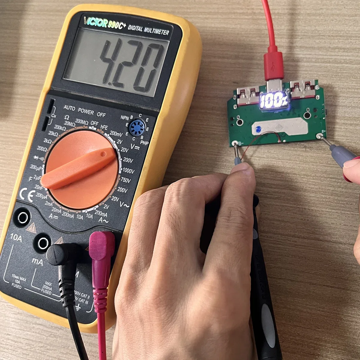 USB Type-C QC 4.0 PD SW6201 Płytka PCB szybkiego ładowania 5V-12V Moduł szybkiego ładowania do akumulatorów litowo-jonowych 18650 DIY Power Bank