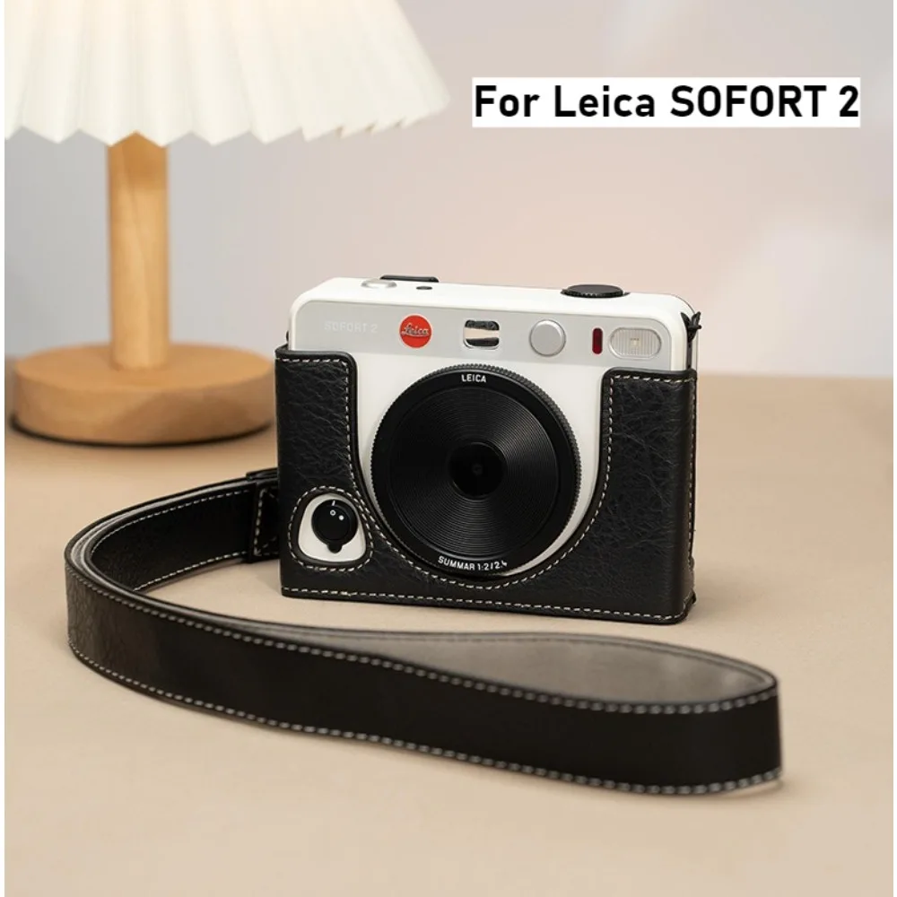 Защитный чехол для Leica Sofort 2, кожаная сумка для камеры SOFORT2, базовая ручка с ручкой и плечевым ремнем, аксессуары для ремешка
