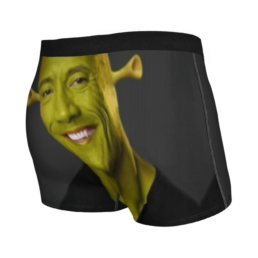 Dwayne Dwayne The Shrok Johnson Underpants Breathbale Panties Men's Underwear Ventilate Shorts Boxer Briefs