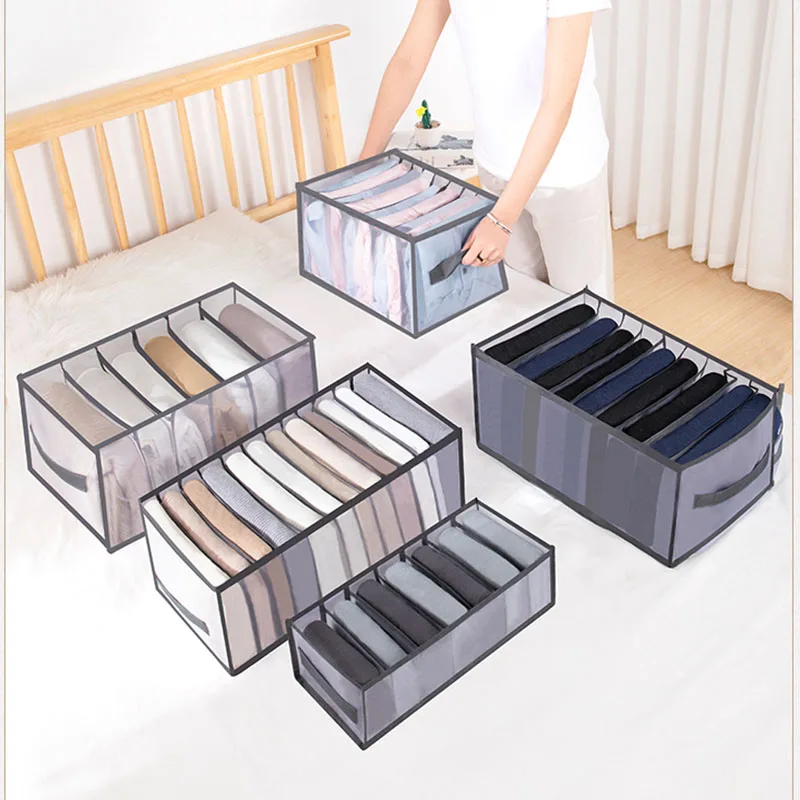 

Jeans tissue storage box closet organizer clothing tissue system drawer organizer cupboard pants storage organizer