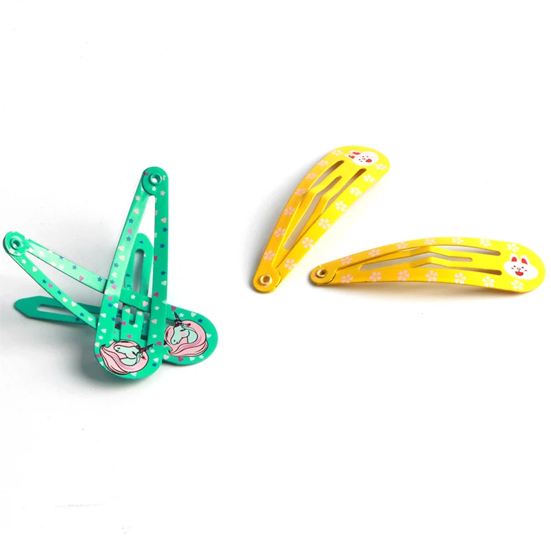 50 قطعة شكل قطرة الماء الملونة BB مقاطع الشعر الفتيات Y2K لطيف ستار المشابك النساء مشبك معدني بسيط إكسسوارات الشعر #4