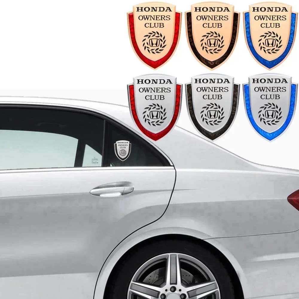 Наклейка-эмблема на боковую часть кузова автомобиля для Honda Mugen Power, Honda Civic, Accord, CRV, HR-V, Jazz, декоративный значок на задний багажник