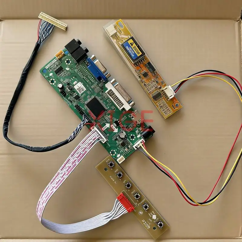 

For LQ154M1LW LP171WU3 LP154WU1 LP171WU1 Matrix Controller Drive Board DIY Kit LVDS-30Pin 1920x1200 1920*1200 HDMI+DVI+VGA 1CCFL