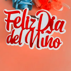 new spanish feliz dia del nino die Metal Cutting Dies DIY Scrapbook Paper Cards Embossing Craft Die Cut handmade craft