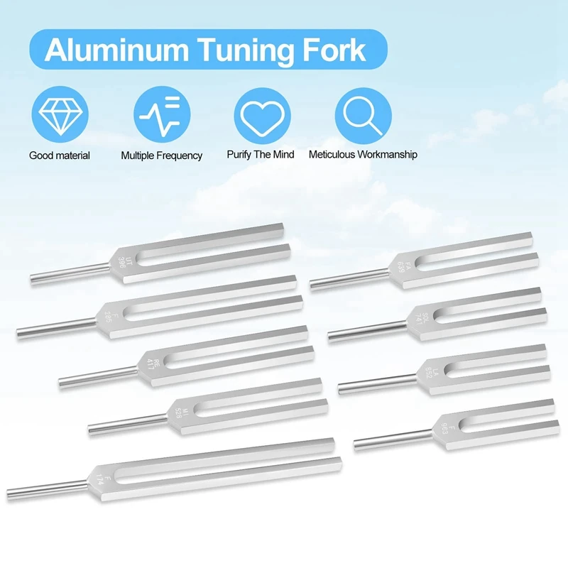 Tuning Fork Set Tuning Forks For Healing Chakra,Sound Therapy,Keep Body,Mind And Spirit In Perfect Harmony