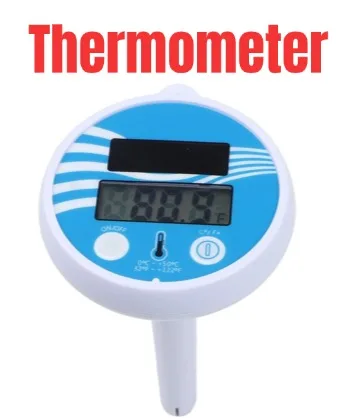 Solar Panel Floating Pool Thermometer Digital Large Screen Waterproof PVC For Swimming Pool Aquarium Fish Pond Temperature Gauge