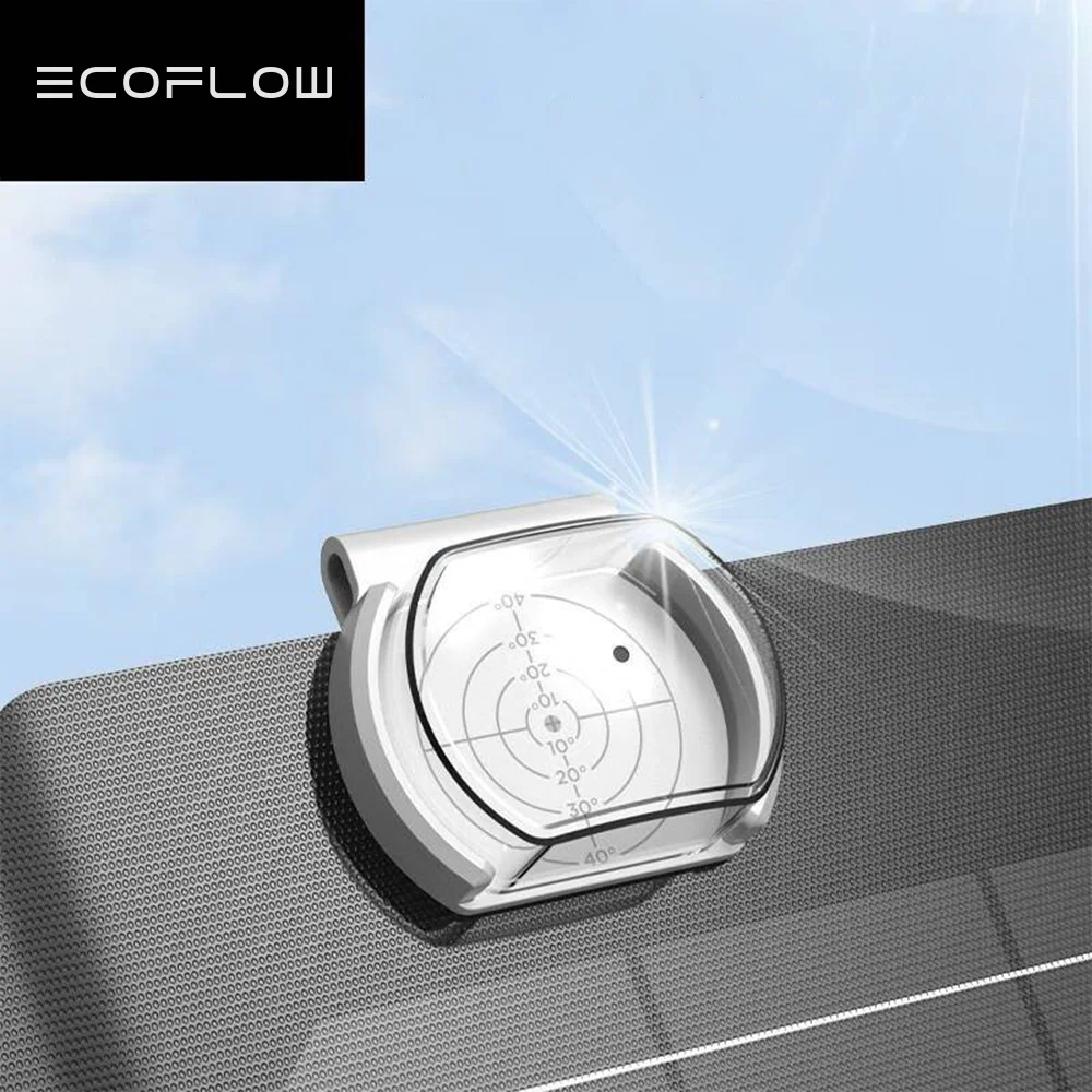 EcoFlow-Guía de ángulo Solar compatible con Panel Solar, medidor de ajuste de ángulo Solar, herramienta auxiliar de seguimiento