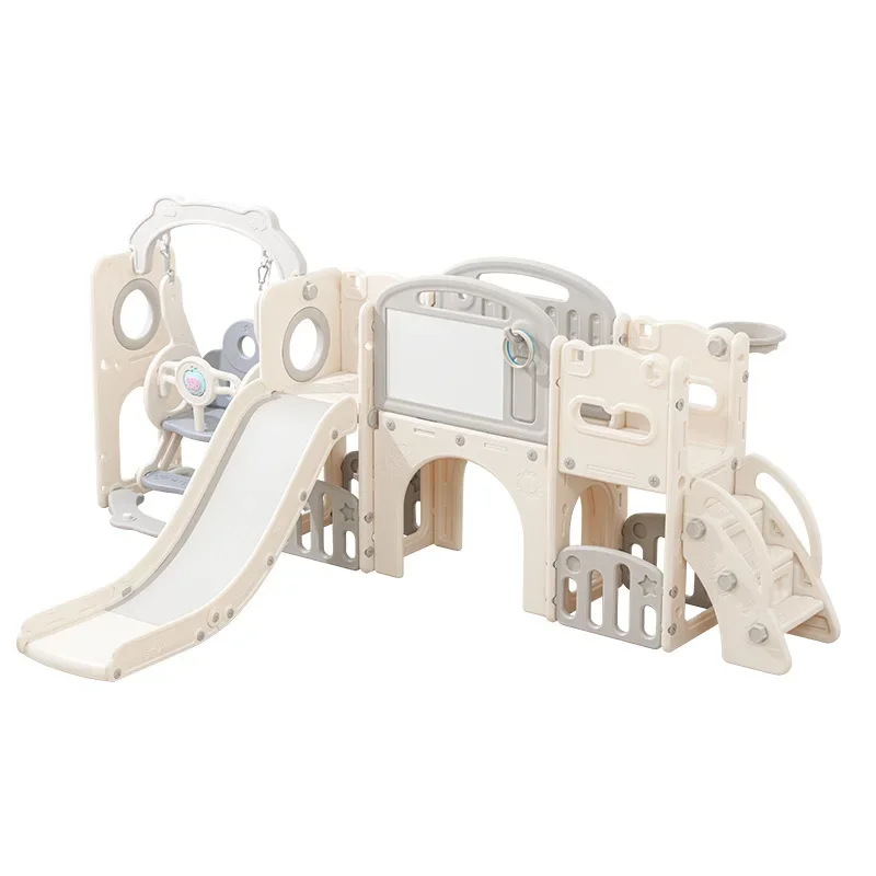 子供用ブランコおもちゃコンビネーションお絵かきボードバスケットボールフレーム収納スライドおもちゃベビークライミングスライド誕生日プレゼントファミリーパーク