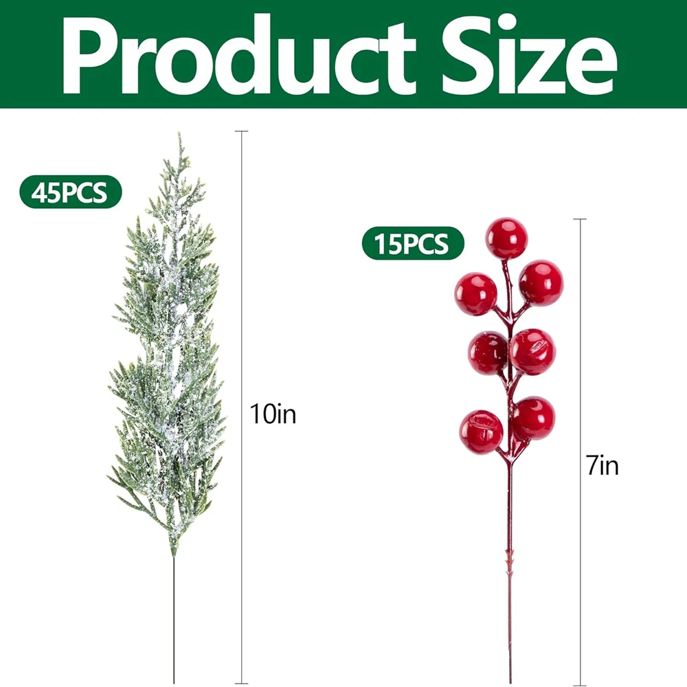 20/40pc Künstliche Pflanzen Zypresse Blätter Weihnachten Baum Hause Zimmer Tisch Dekoration Outdoor Hof Garten Hochzeit Blume Diy geschenk – Detail 6