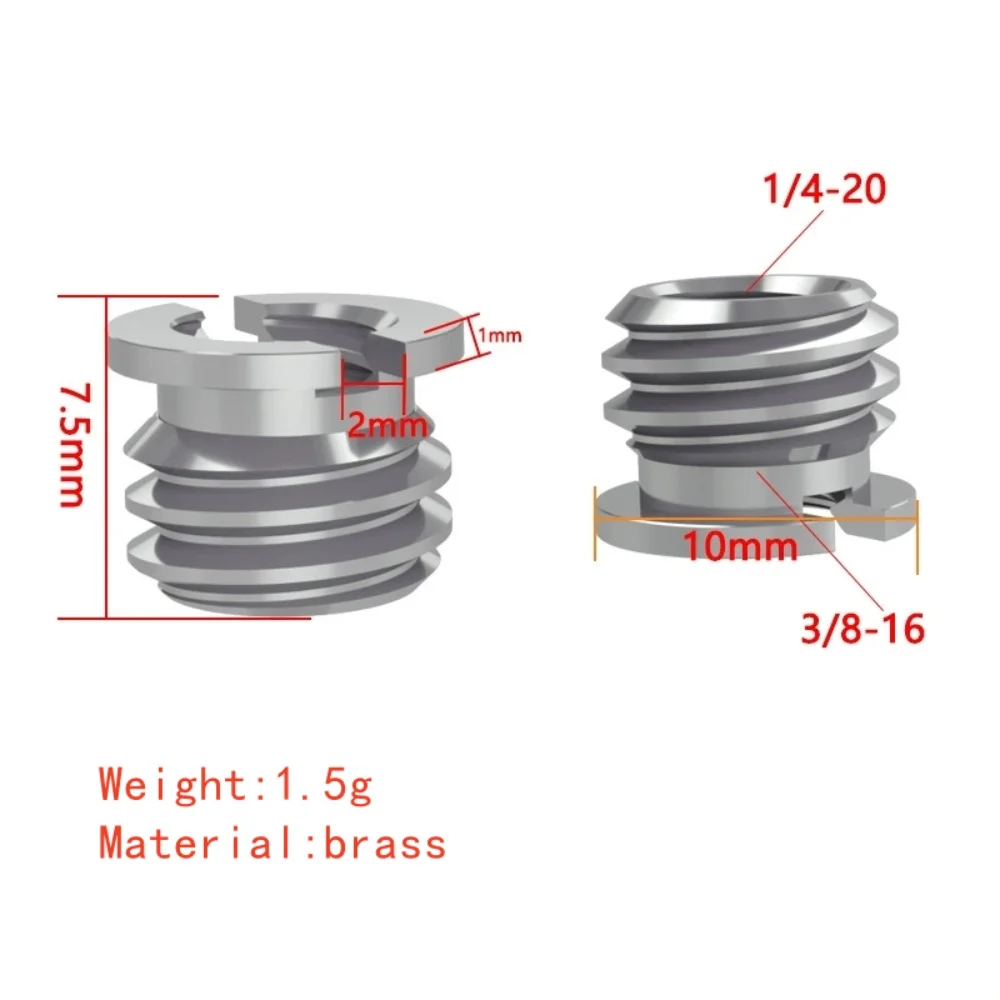 카메라 나사 어댑터 나사 1/4 3/8 5/8 퀵 릴리즈 플레이트 나사 DSLR 액세서리 삼각대 마운트 어댑터 (DSLR 카메라 삼각대용)