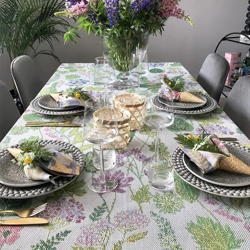 Summer tablecloth, Nordic modern simple ins dining table, coffee table, dining table, cloth art home light luxury pastoral