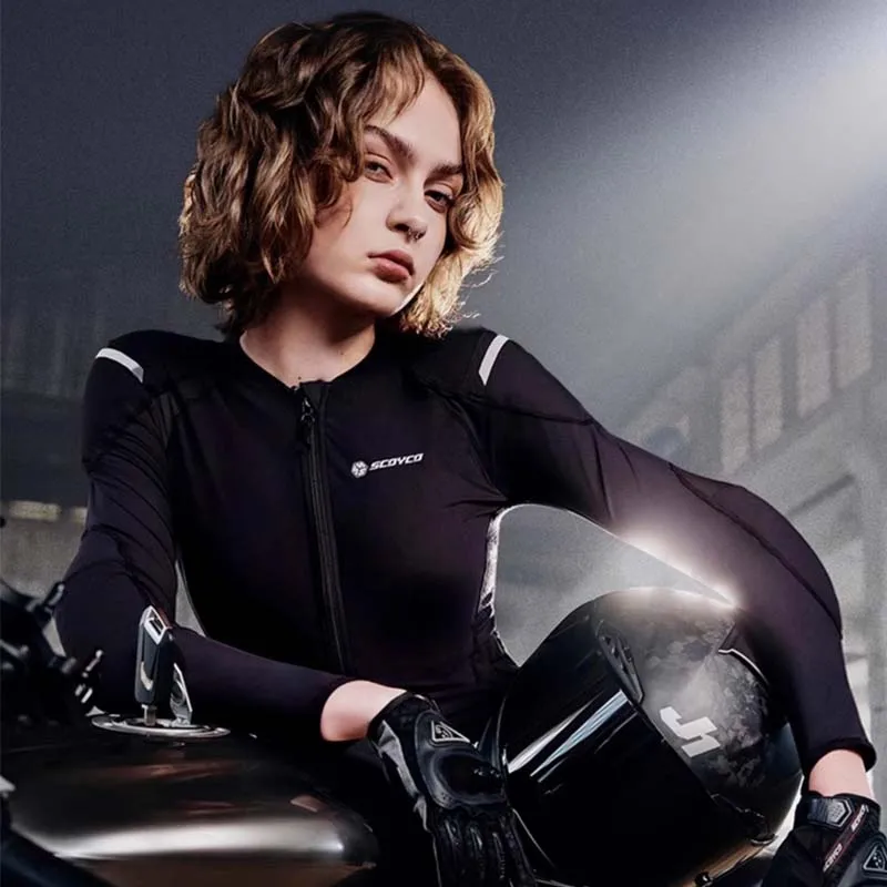 

SCOYCO летняя облегающая мужская мотоциклетная куртка, дышащее пальто для мотокросса, защита CE ESA, мотоциклетная броня