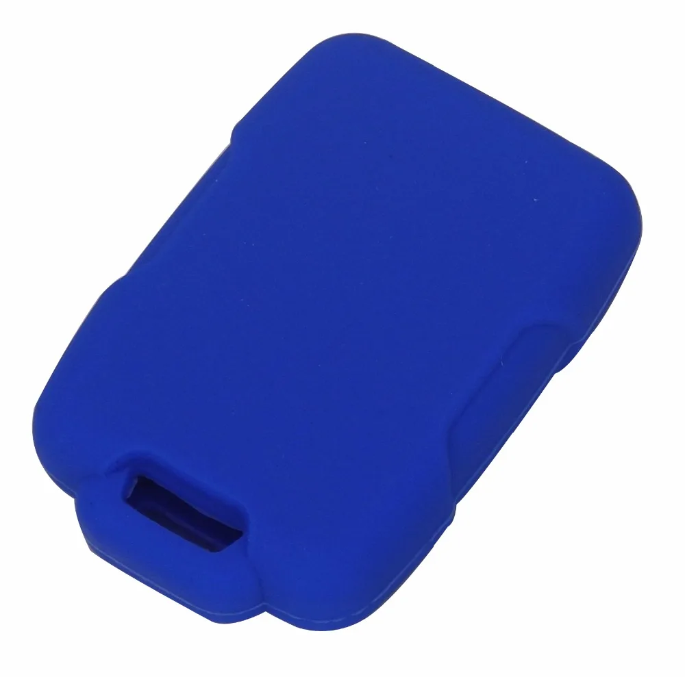 jingyuqin 4 Buttons Remote Silicone Cover Car-Styling Key Case For Cadillac /Chevrolet Silverado /GMC Sierra