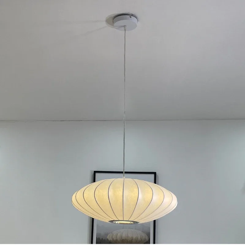 

Denmark Designer Silk Pendant Lamp Living Room Hotel Hall Restaurant Hanglamp Home Decoration LED Lighting Factory Direct Sales