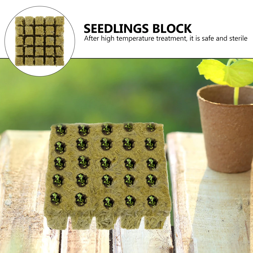 

100pcs Soilless Seedlings Blocks Grow Block Cultivation Medium For Flower Vegetable Garden Biodegradable Nutrient