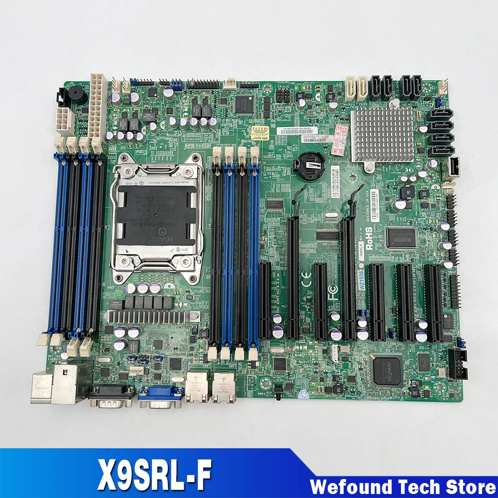 Motherboard LGA2011 DDR3 Xeon E5-2600/1600 v1/v2 Family For Supermicro X9SRL-F