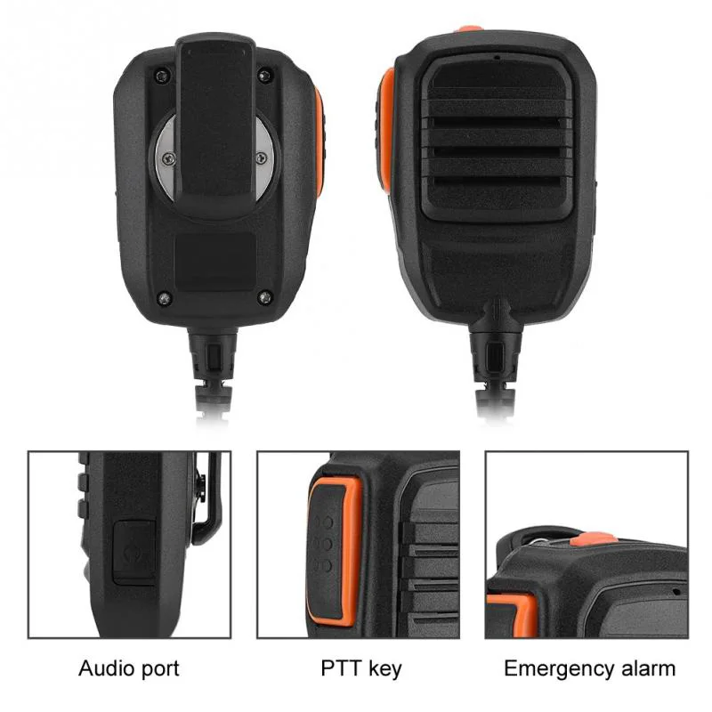 

Practical Useful Durable Portable Microphone Replacement Speaker Walkie Talkie 3.5mm plug For HYT Hytera PD700