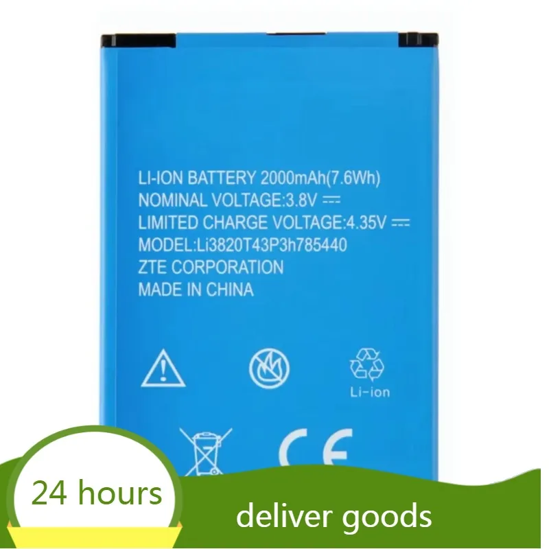 Li3820T43P3h785440  battery 2000mah for ZTE Blade L370 Blade L2 Plus Cellphone batteries