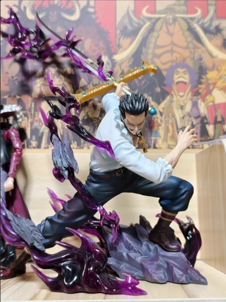 

30cm ONE piece Figures Dracule Mi HAWK Figure Anime Pvc Gk Figurine Model Doll Collection Room Decoration Customized Toy Gift