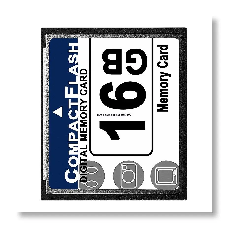 ●Professional 16GB Compact Flash Memory Card(White&Blue)