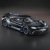 1:18 Mercedes Benz AMG ONE Supercar Alloy Die Cast Model Car Sound And Light Mini Decoration Collectibles Birthday Gifts For Boy