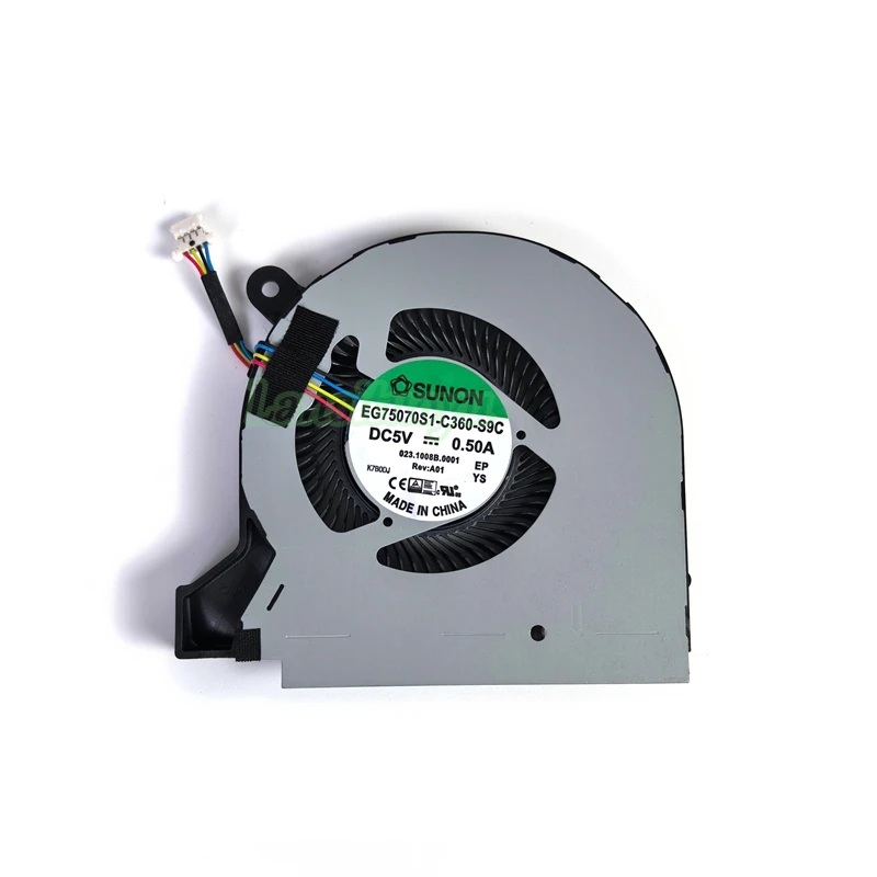 مروحة تبريد جديدة لوحدة المعالجة المركزية للكمبيوتر المحمول لشركة أيسر نيترو V15 V17 VN7-593 VN7-793G N16W3 برودة