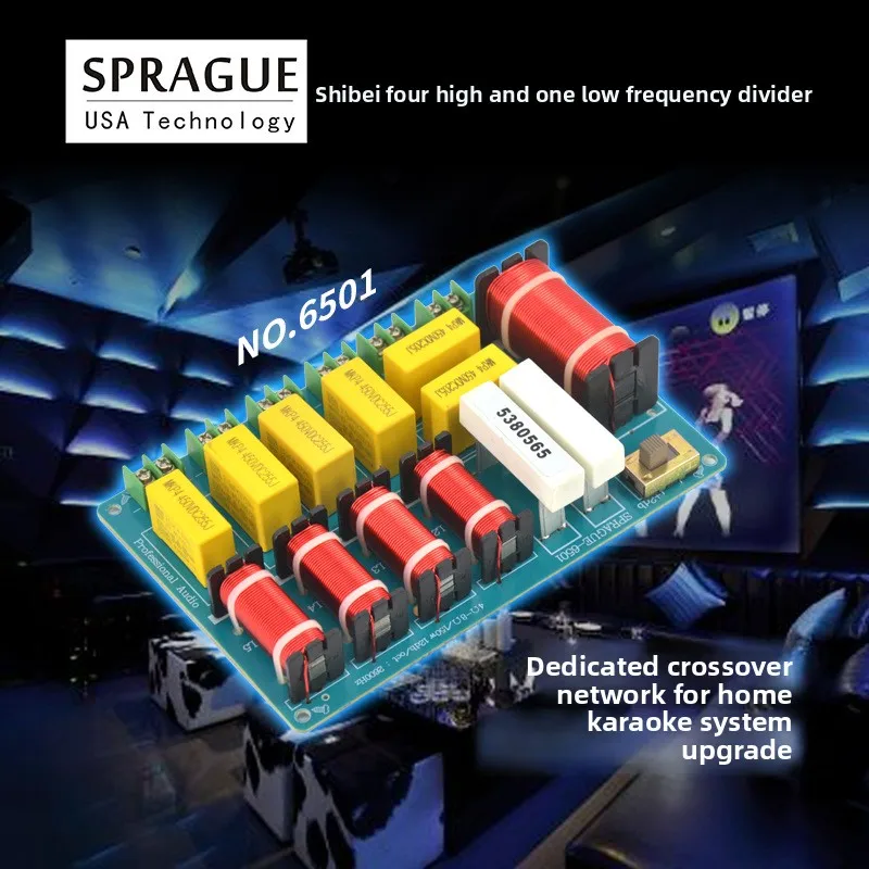 MW Audio 2 Stück 400W 5-Wege HiFi Lautsprecher-Frequenzweiche, Frequenzteiler für KTV & Bühnen-Audiosystem – Detail 1