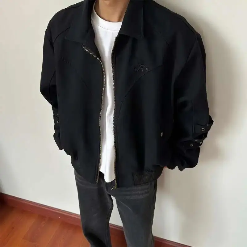 

Jacket Coat Sleeves Mens Fashion Classic Outdoor Military Western Boy Style Higher Reflective Tactical Windproof Spring Blue Ins