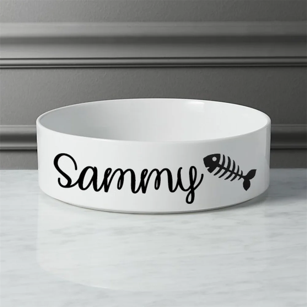 Custom Personalized Pet Food and Water Bowl Name Pet Bowl Custom Cat Bowl Personalized Pet Dog Bowls