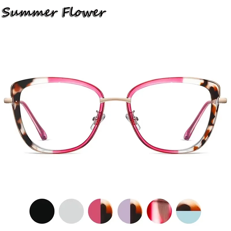 

Prescription Glasses Women Fashion Cat Eye TR90 Optical Recipe Eyewear Spring Hinge Girls Eyeglasses Frames Spectacles