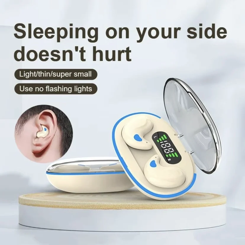 X55 Invisible Earphone 5.3 Earbuds IPX5 Noise Cancelling Touch Control Headphone X55