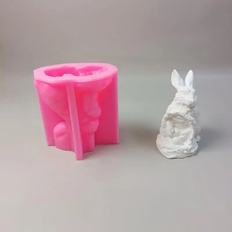 2025 Nuovi stampi in silicone Easter Stampi conigli stampi per getti ornamenti stampi