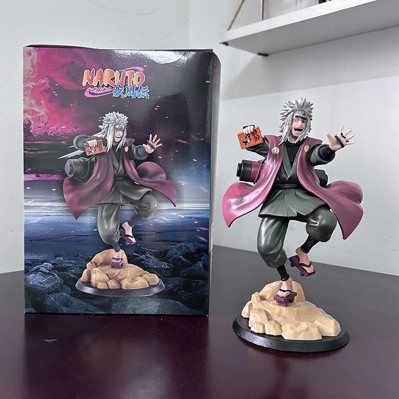Heiße Anime Naruto Shipp uden Figur Jiraiya geile Kröte Meister Manga Statue PVC Sammler Modell Action Figur Spielzeug Puppe Geschenke