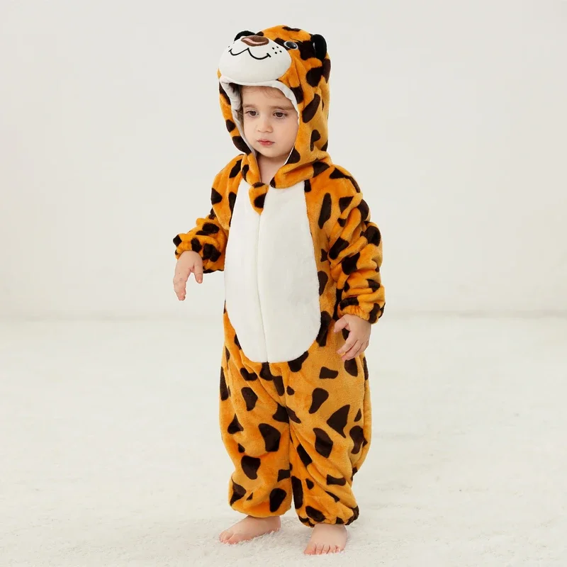 Pelele infantil para bebé, niño y niña, Mono para recién nacido, ropa con capucha para niño pequeño, Pelele de Animal, disfraz de Cosplay de Halloween