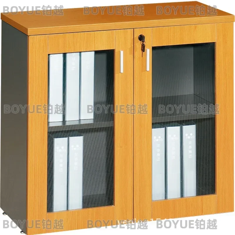 Modern Office Panel Filing Cabinet and Bookcase Storage Unit for Home Workspace Organization Metal Document Shelf Furniture