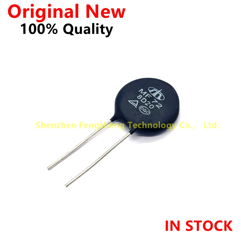 

(5Pcs)/Lot Original MF72 thermistor 8D20 High power negative temperature NTC thermistor