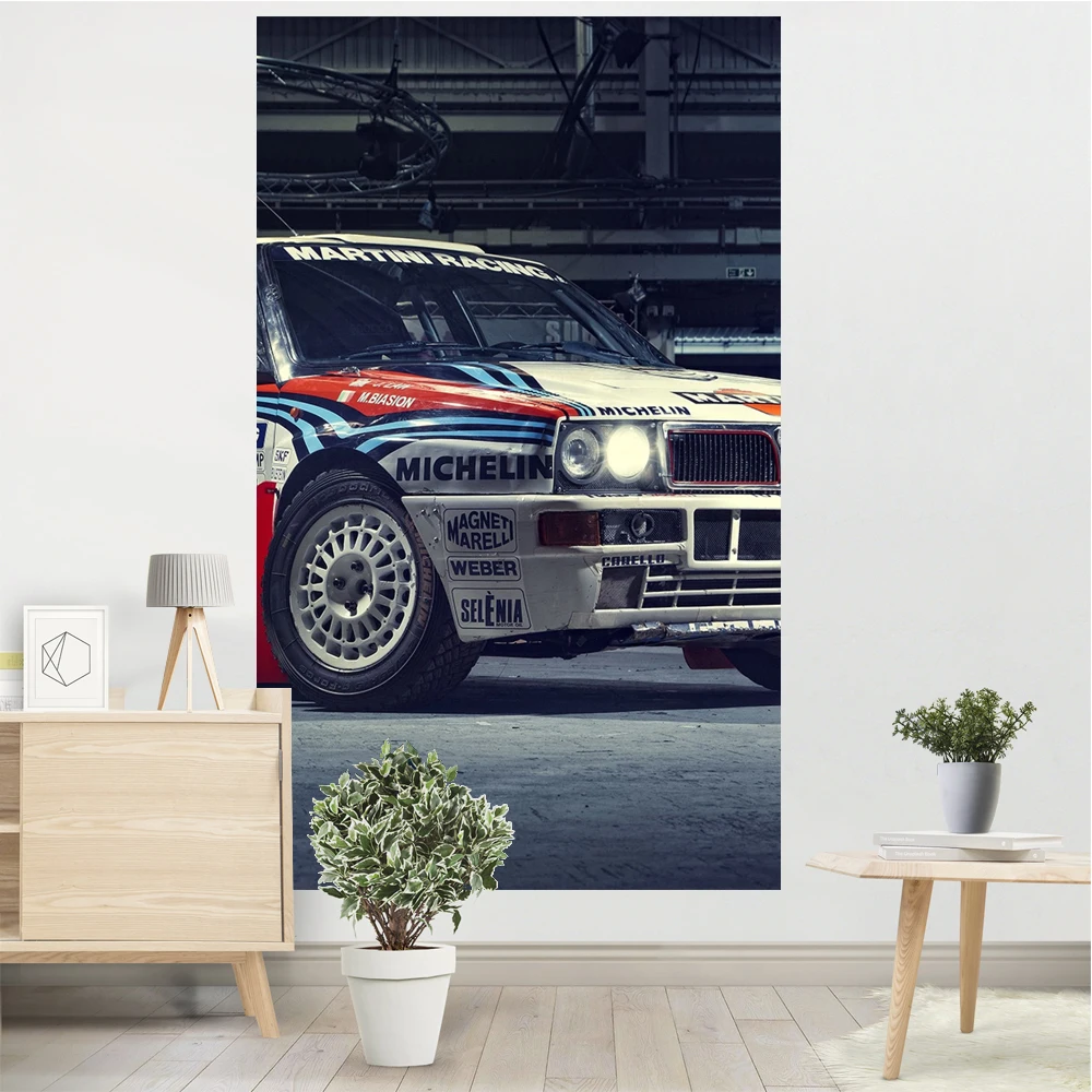 IIIM Racing Tapestry IM Logo Sports Poster Wall Vintage Garage Club Bar Room Decoration