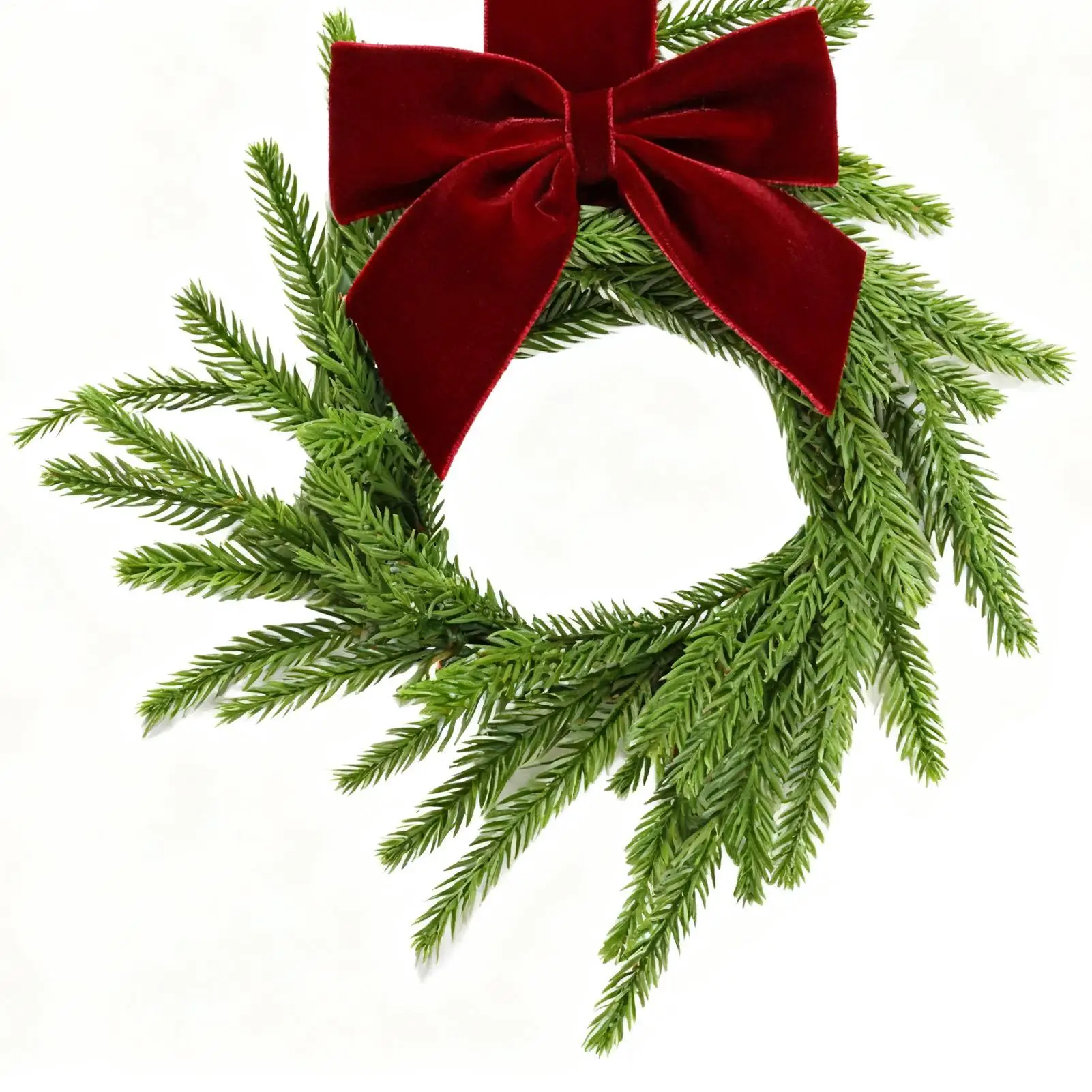 

Cabinet Wreaths For Front Door Realistic Christmas Decorations 6-Piece Decorative Garland Window Decorations For Door Wall