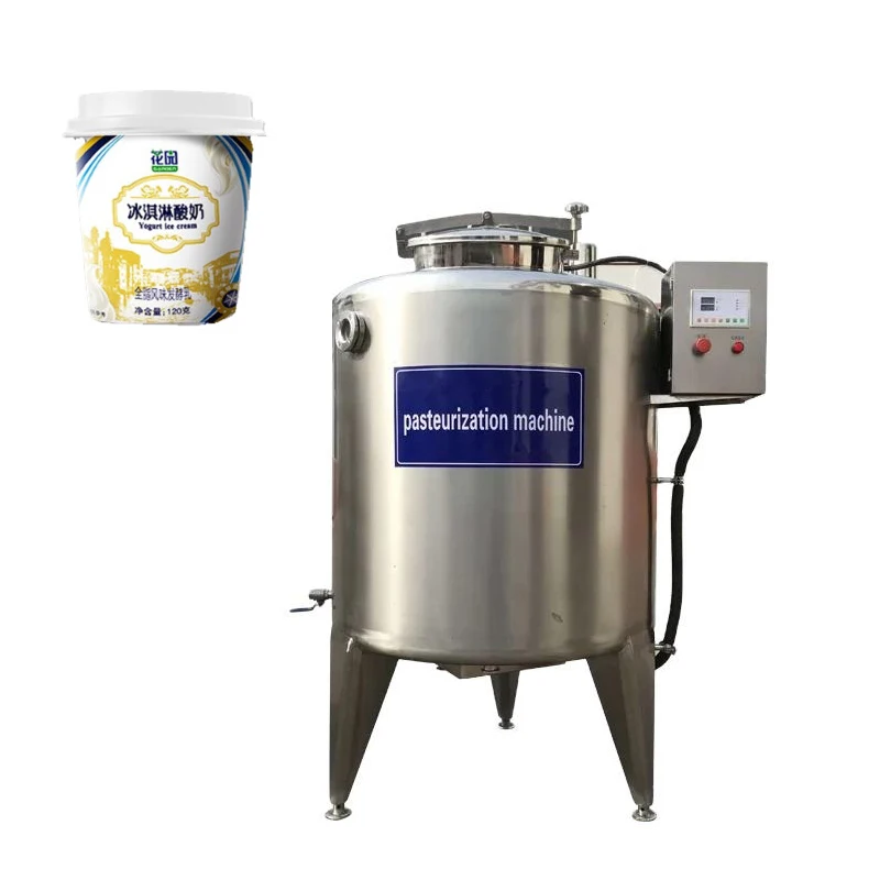 Serbatoio per pasteurizzazione in acciaio inossidabile Attrezzatura per pasteurizzazione del latte di piccole dimensioni Pasteurizzatore per lotti completamente automatizzato