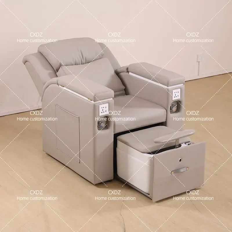 Nail Sofa Foot Chair Beauty Salon Nail Shop Spa Salon Multifunctional Electric Foot Massage Eyelash Sofa Chair