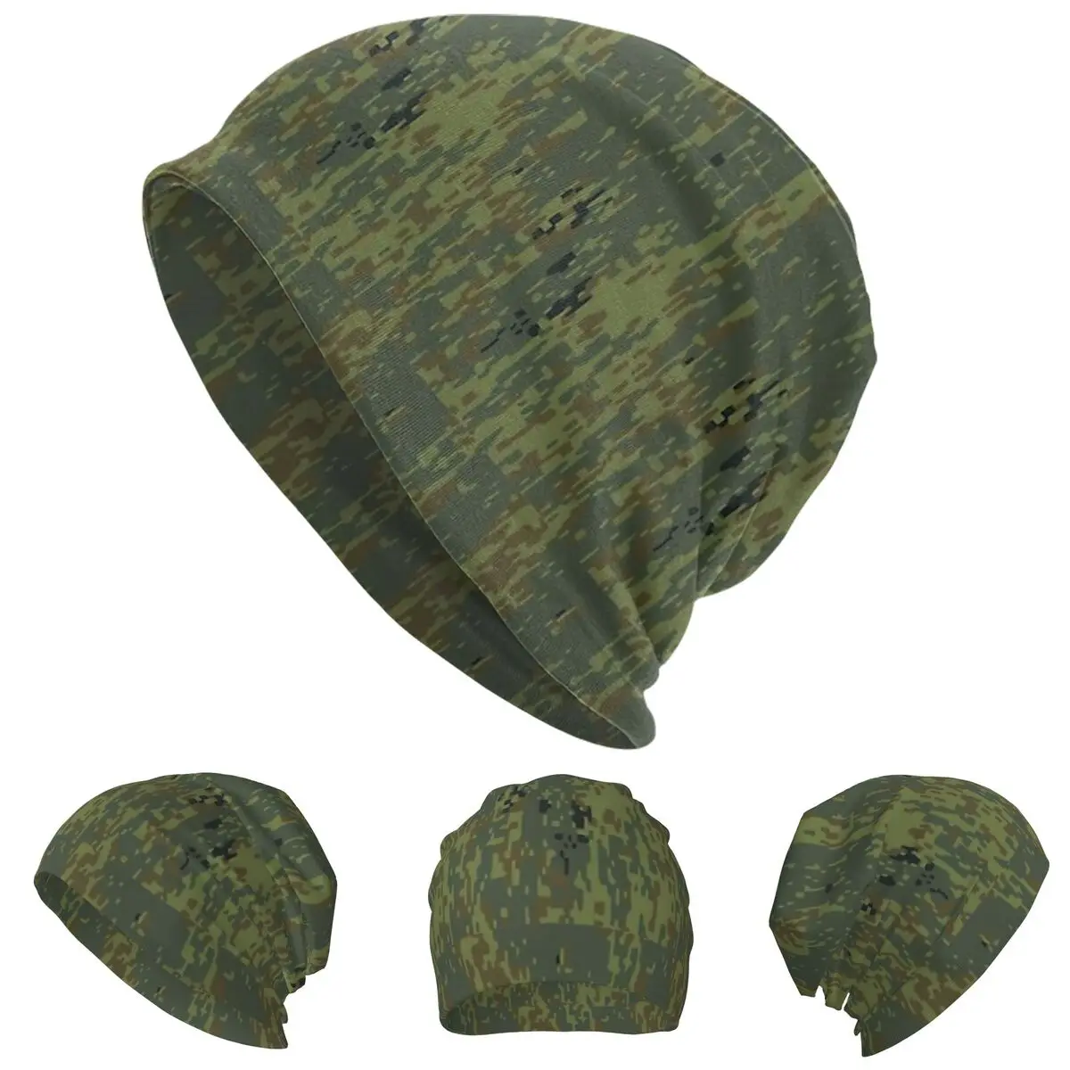 

Russian Woodland Camouflage (3) Skullies Beanies Hats Warm Autumn Winter Outdoor Cap Knitted Bonnet Caps for Unisex Adult