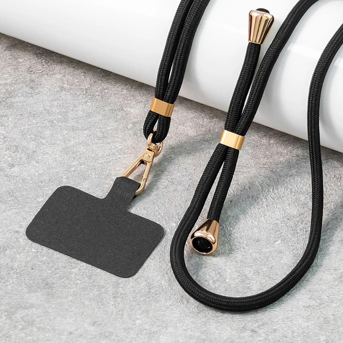 

Веревка для подвески телефона, веревка с защитой от потери, регулируемая и выдвижная нейлоновая ткань, съемная веревка для подвески, ремешок для мобильного телефона