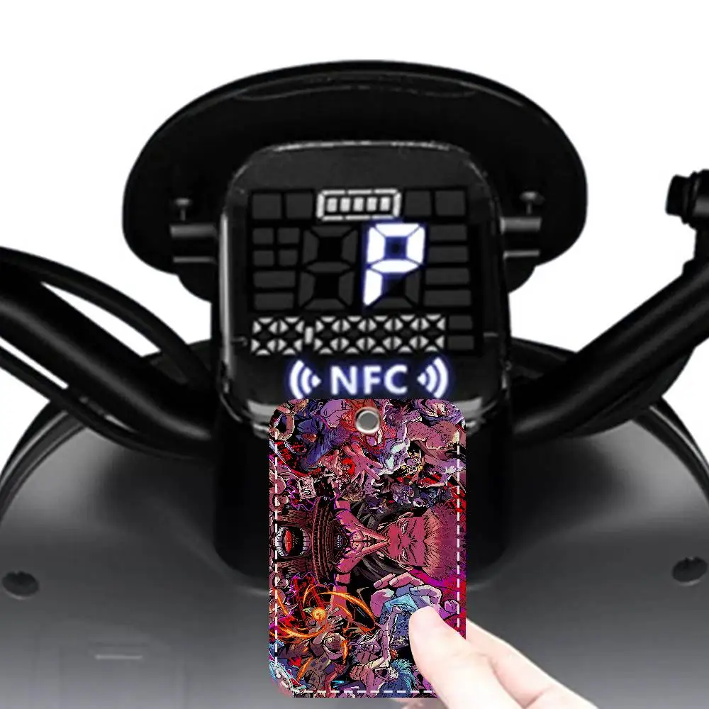 J-Jujutsu K-Kaisen شارة حامل المفاتيح للبنك الأعمال حامل بطاقة العمل بطاقة الطالب واقية بطاقة الحافلة #5