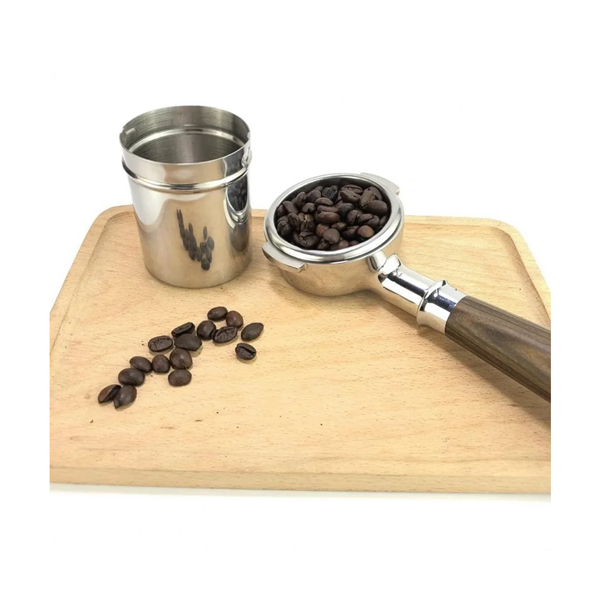 Taza de dosis de café de 51Mm para máquina de café expreso, taza de dosis de café de acero inoxidable resistente, accesorios para juego de café